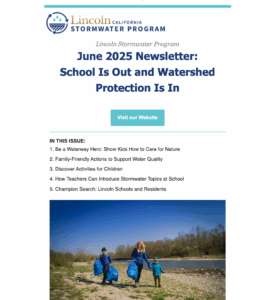 June 2025 Newsletter: School Is Out and Watershed Protection Is In