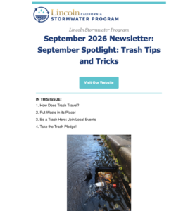 September 2026 Newsletter: September Spotlight: Trash Tips and Tricks
